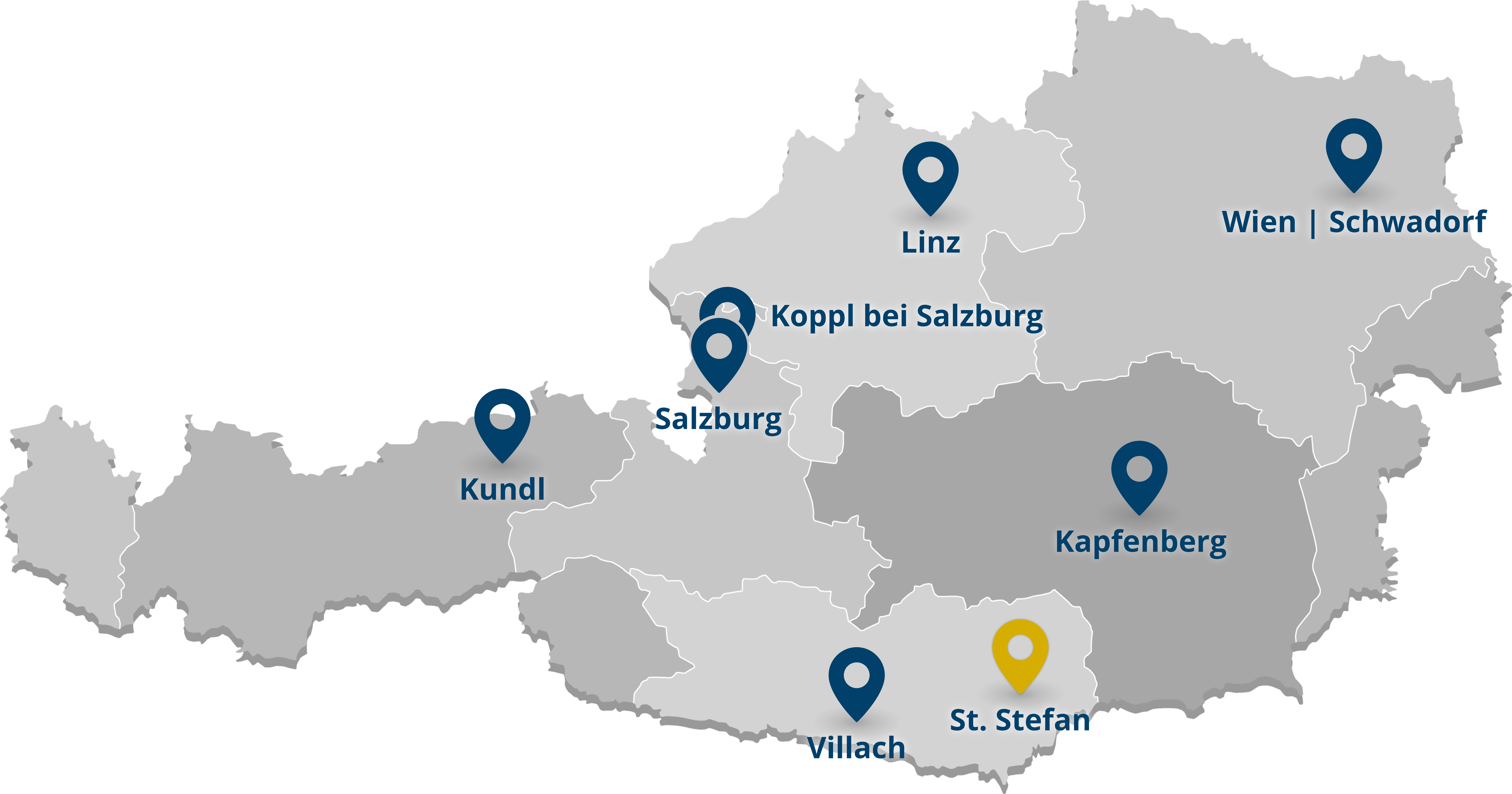Karte Österreich